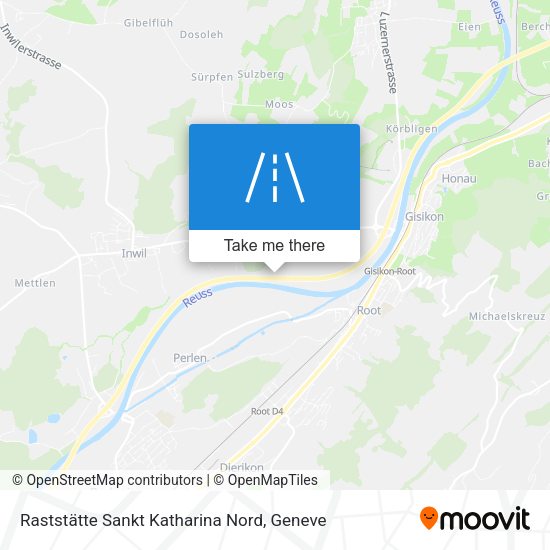 Raststätte Sankt Katharina Nord map
