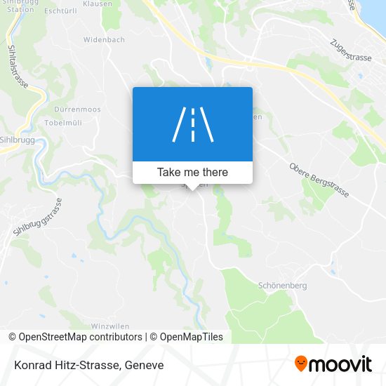 Konrad Hitz-Strasse map