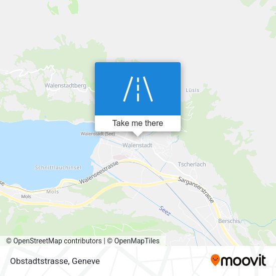 Obstadtstrasse map