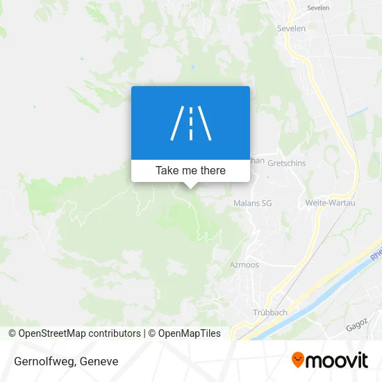 Gernolfweg map