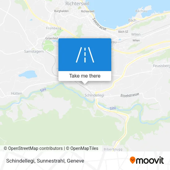 Schindellegi, Sunnestrahl map