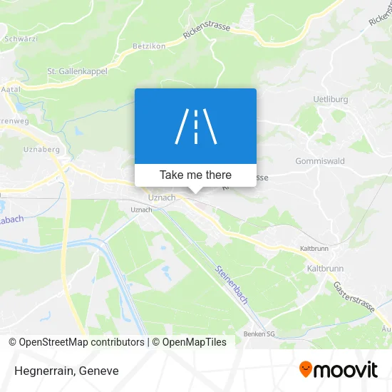Hegnerrain map