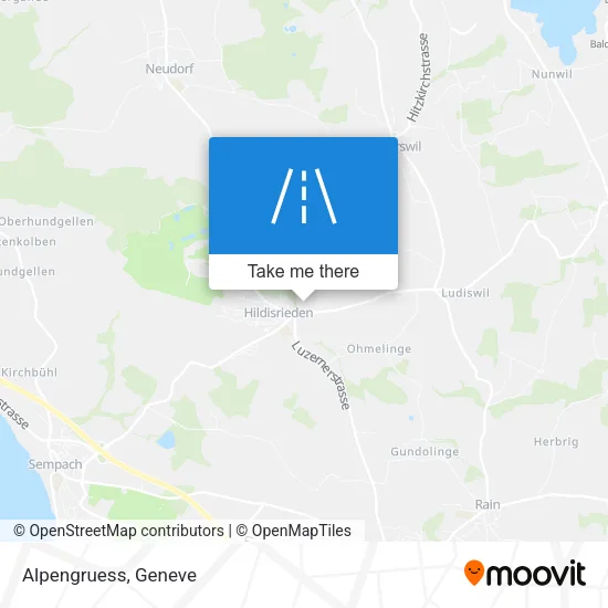 Alpengruess map