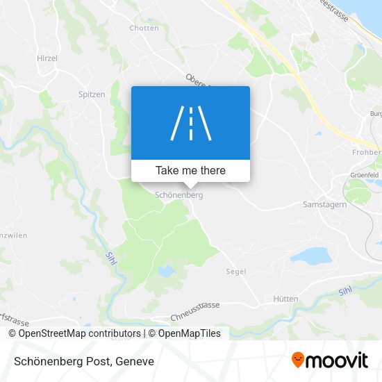 Schönenberg Post map
