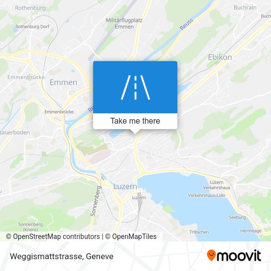 Weggismattstrasse map