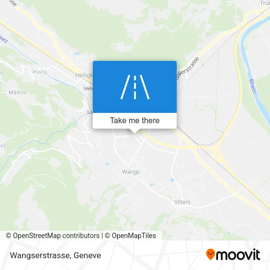Wangserstrasse plan