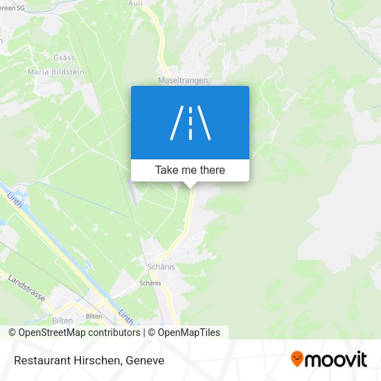 Restaurant Hirschen map