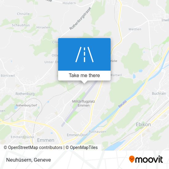 Neuhüsern map
