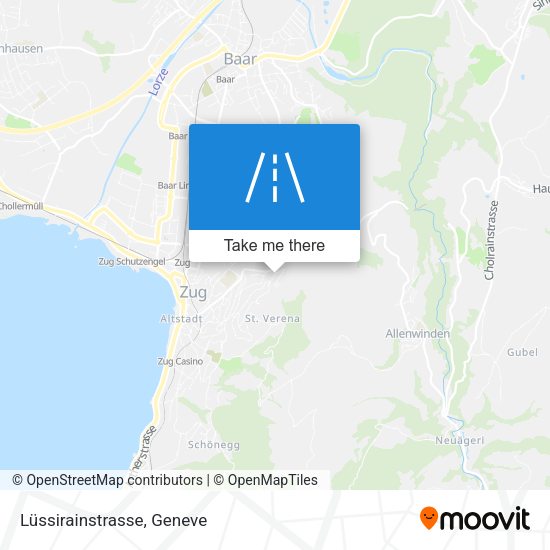 Lüssirainstrasse map