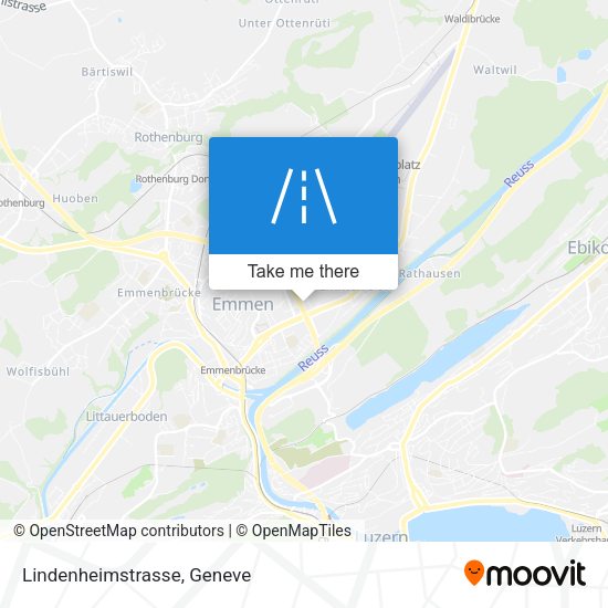 Lindenheimstrasse map