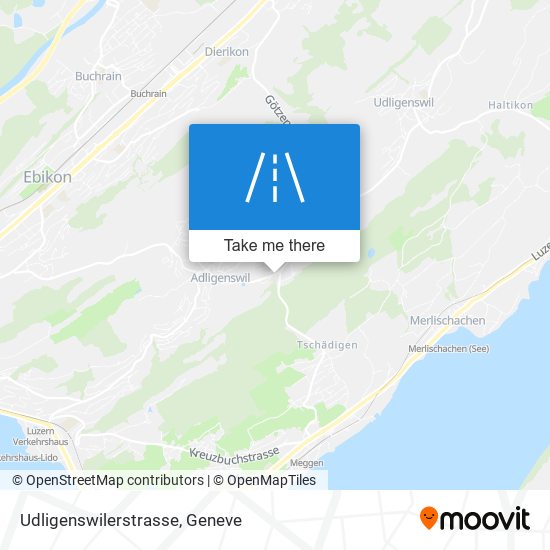 Udligenswilerstrasse map