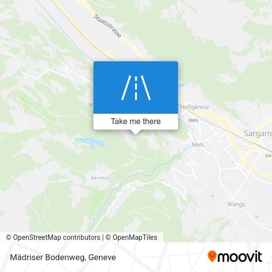 Mädriser Bodenweg map