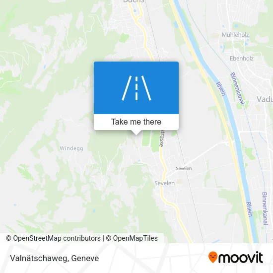 Valnätschaweg map