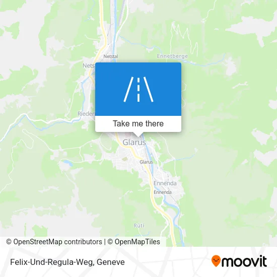 Felix-Und-Regula-Weg map