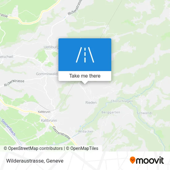 Wilderaustrasse map