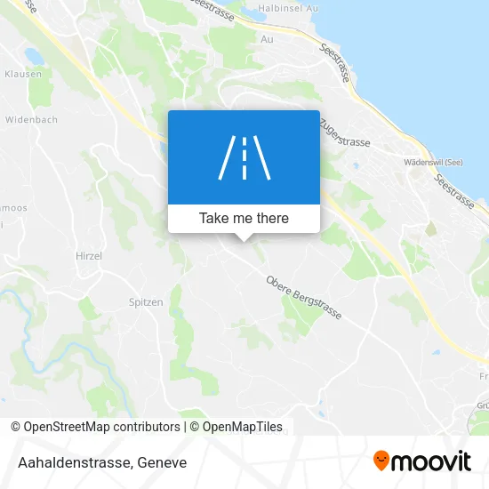 Aahaldenstrasse map