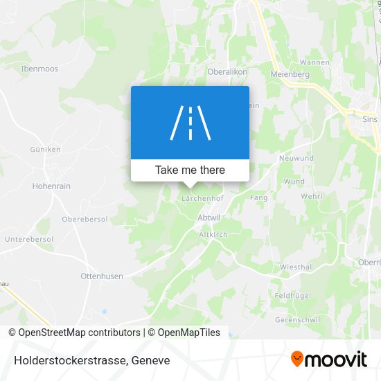 Holderstockerstrasse map