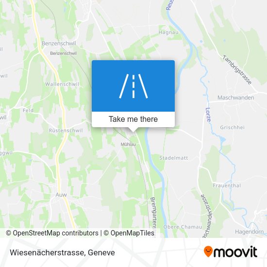 Wiesenächerstrasse map