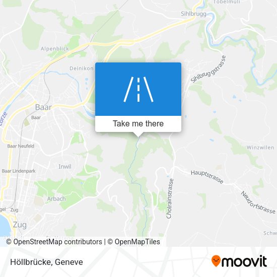 Höllbrücke map