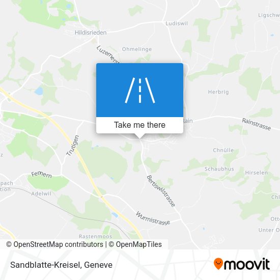 Sandblatte-Kreisel map