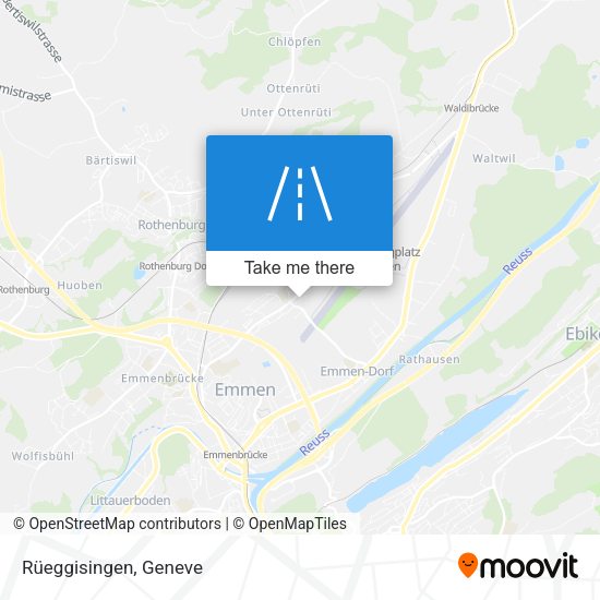 Rüeggisingen map