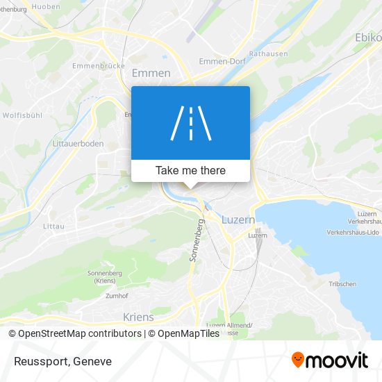 Reussport map