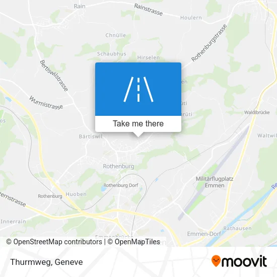 Thurmweg map