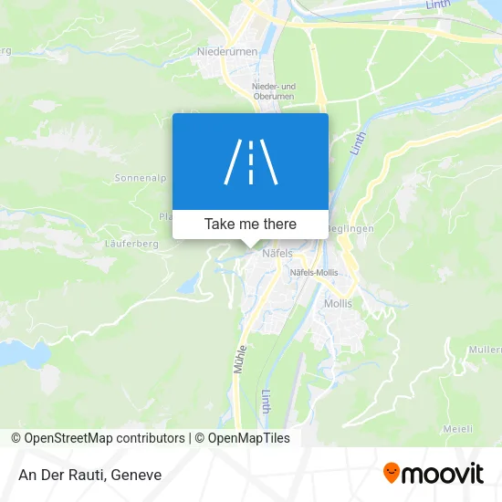 An Der Rauti map