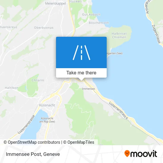 Immensee Post map