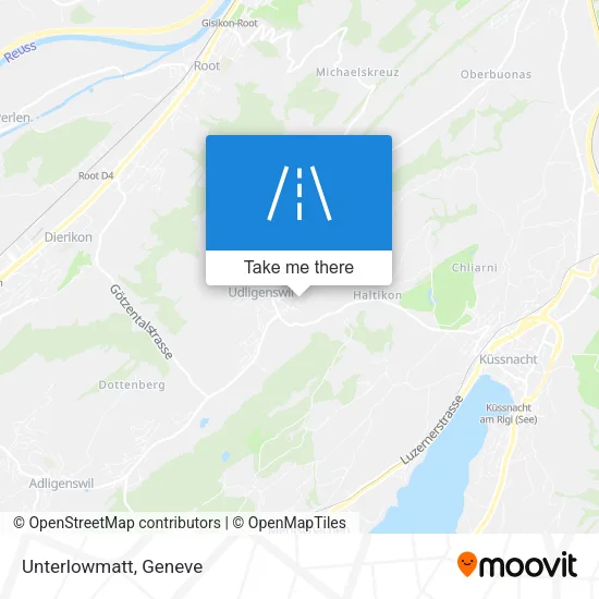 Unterlowmatt map