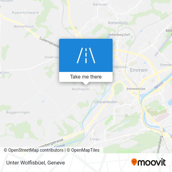 Unter Wolfisbüel map