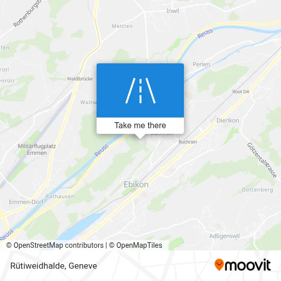 Rütiweidhalde map