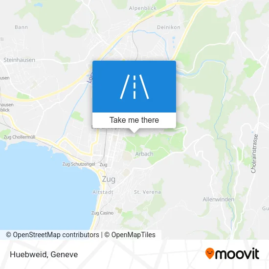 Huebweid map