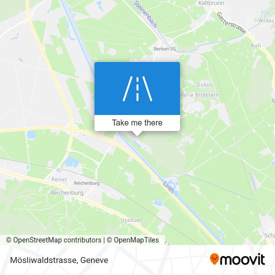 Mösliwaldstrasse map