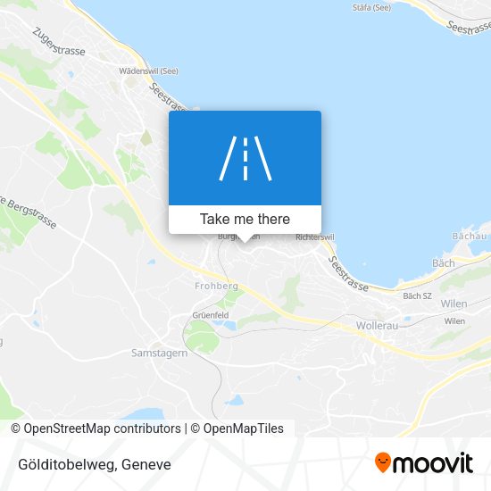Gölditobelweg map