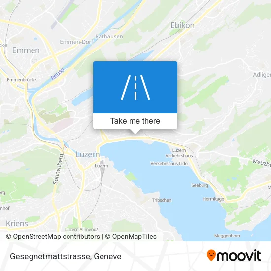 Gesegnetmattstrasse map