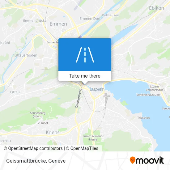 Geissmattbrücke map