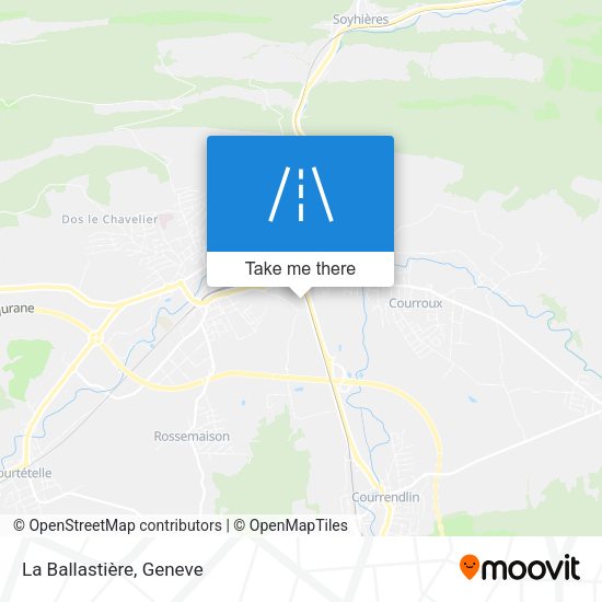 La Ballastière map