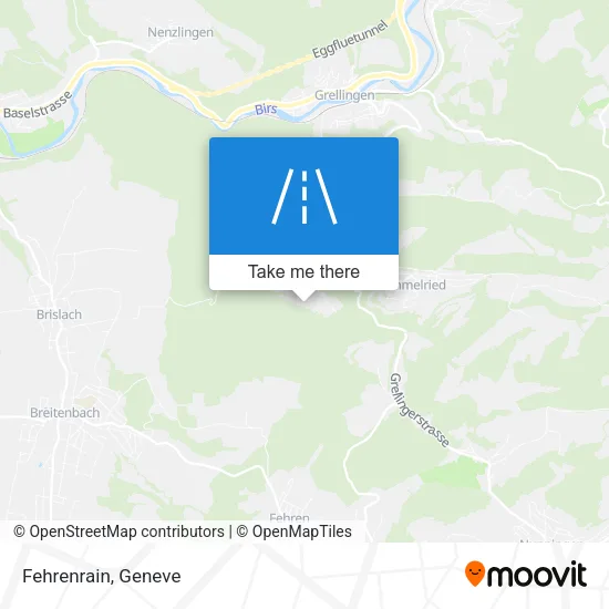 Fehrenrain map