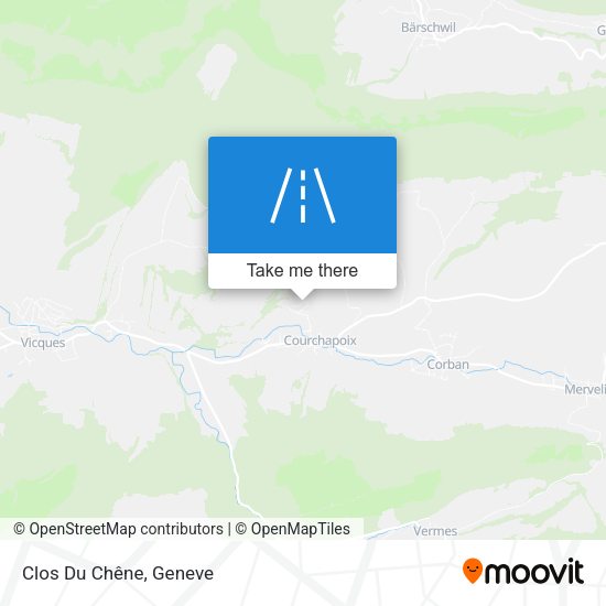 Clos Du Chêne map