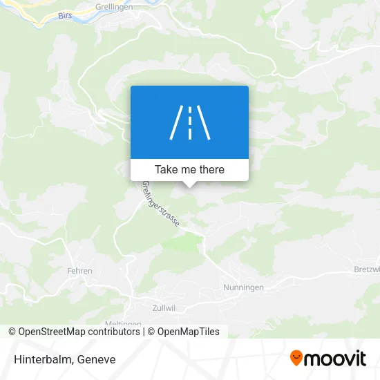 Hinterbalm map