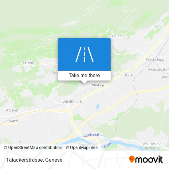 Talackerstrasse map