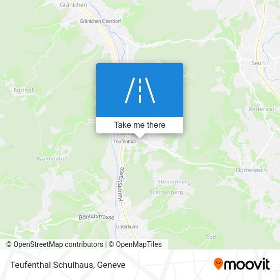 Teufenthal Schulhaus map