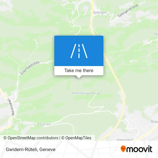 Gwidem-Rüteli map