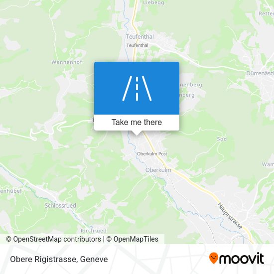Obere Rigistrasse map