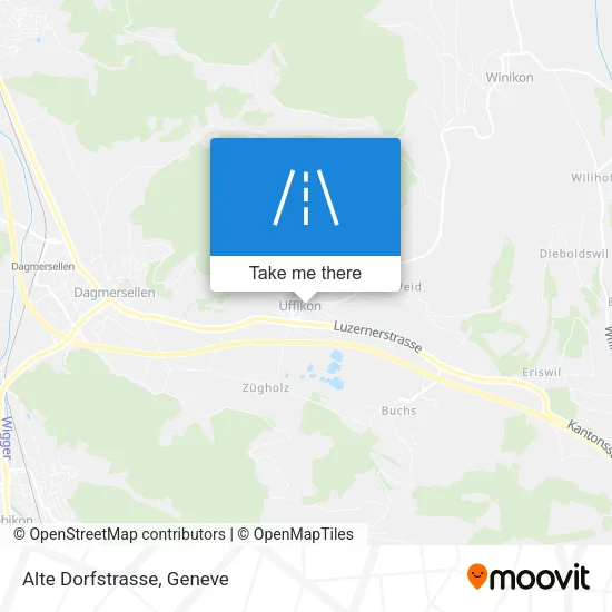 Alte Dorfstrasse map