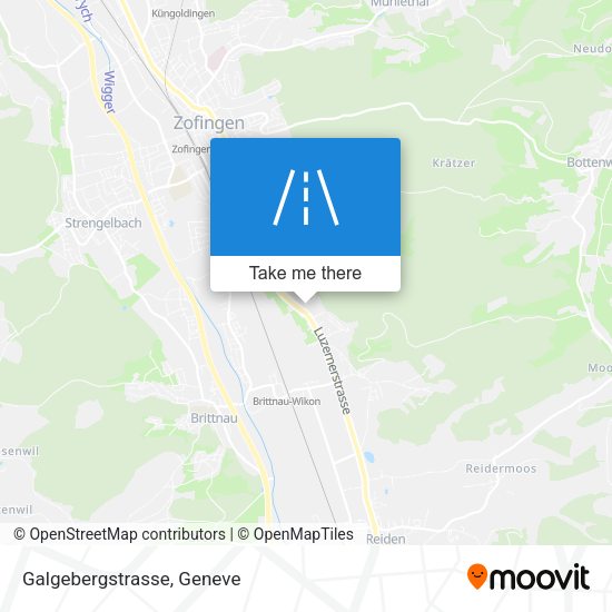 Galgebergstrasse map