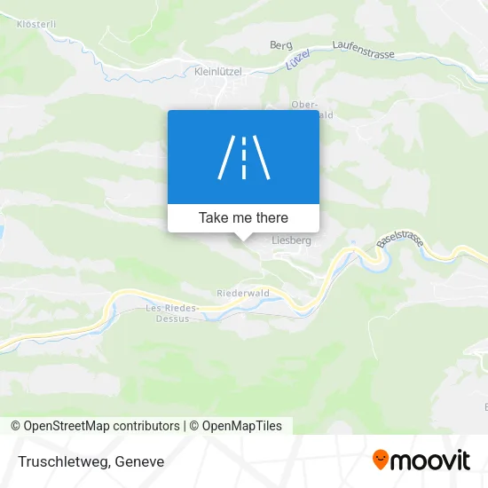 Truschletweg map