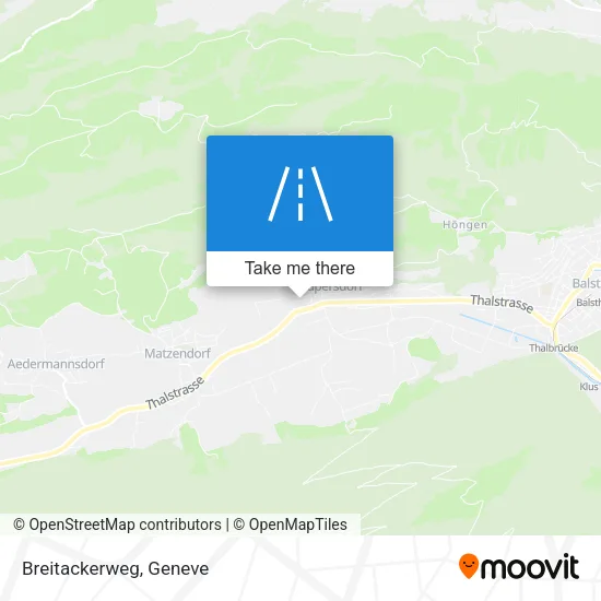 Breitackerweg map