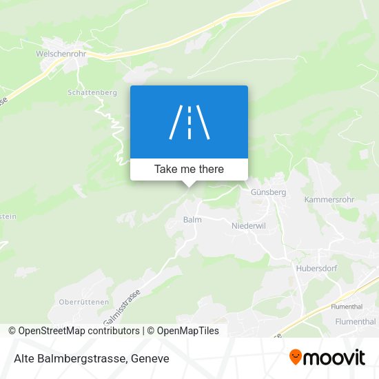 Alte Balmbergstrasse map